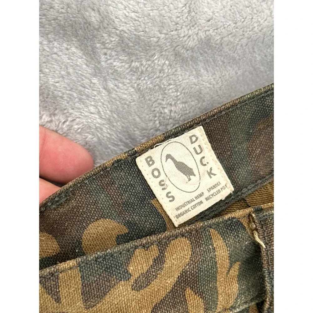 Taylor Stitch Chore Pants Mens 32x26 Camo Boss Duck Double Knee Workwear